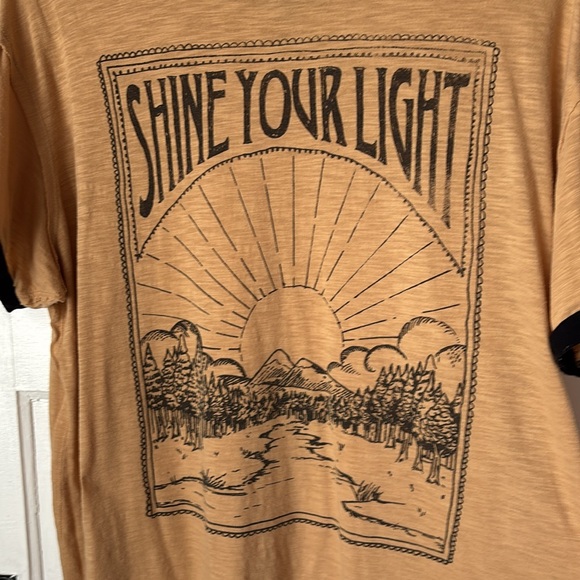 NATURAL LIFE Tan 'Shine Your Light' Short Sleeve Tee - Picture 3 of 5